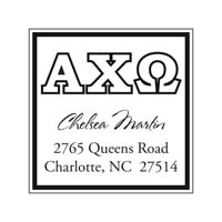 Noteworthy Collections - Custom College Greek Sorority Stampers (Alpha Chi Omega 04) (TNG-ACO04)