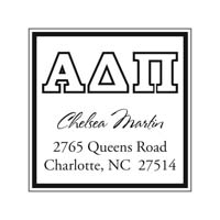 Noteworthy Collections - Custom College Greek Sorority Stampers (Alpha Delta Pi 04) (TNG-ADP04)