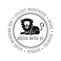Noteworthy Collections - Custom College Greek Sorority Stampers (Alpha Delta Pi 11) (TNG-ADP11)