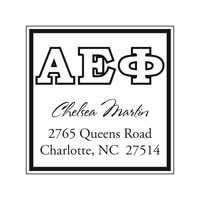 Noteworthy Collections - Custom College Greek Sorority Stampers (Alpha Epsilon Phi 04) (TNG-AEP04)