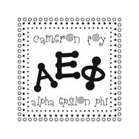 Noteworthy Collections - Custom College Greek Sorority Stampers (Alpha Epsilon Phi 08) (TNG-AEP08)