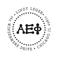 Noteworthy Collections - Custom College Greek Sorority Stampers (Alpha Epsilon Phi 09) (TNG-AEP09)