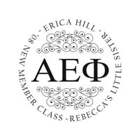 Noteworthy Collections - Custom College Greek Sorority Stampers (Alpha Epsilon Phi 10) (TNG-AEP10)