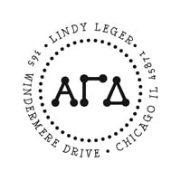 Noteworthy Collections - Custom College Greek Sorority Stampers (Alpha Gamma Delta 09) (TNG-AGD09)