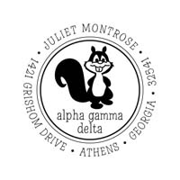 Noteworthy Collections - Custom College Greek Sorority Stampers (Alpha Gamma Delta 11) (TNG-AGD11)