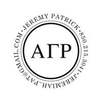 Noteworthy Collections - Custom College Greek Fraternity Stampers (Alpha Gamma Rho 03) (TNG-AGR03)