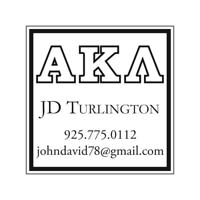 Noteworthy Collections - Custom College Greek Fraternity Stampers (Alpha Kappa Lambda 04) (TNG-AKL04)
