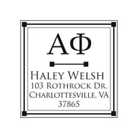 Noteworthy Collections - Custom College Greek Sorority Stampers (Alpha Phi 02) (TNG-APH02)