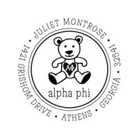 Noteworthy Collections - Custom College Greek Sorority Stampers (Alpha Phi 11) (TNG-APH11)
