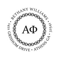 Noteworthy Collections - Custom College Greek Sorority Stampers (Alpha Phi 12) (TNG-APH12)