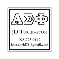 Noteworthy Collections - Custom College Greek Fraternity Stampers (Alpha Sigma Phi 04) (TNG-ASP04)