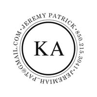 Noteworthy Collections - Custom College Greek Fraternity Stampers (Kappa Alpha 03) (TNG-KA03)