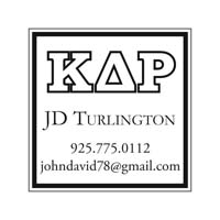 Noteworthy Collections - Custom College Greek Fraternity Stampers (Kappa Delta Rho 04) (TNG-KDR04)