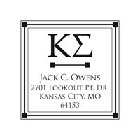 Noteworthy Collections - Custom College Greek Fraternity Stampers (Kappa Sigma 02) (TNG-KS02)
