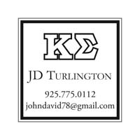 Noteworthy Collections - Custom College Greek Fraternity Stampers (Kappa Sigma 04) (TNG-KS04)