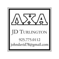 Noteworthy Collections - Custom College Greek Fraternity Stampers (Lambda Chi Alpha 04) (TNG-LCA04)