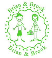 PJ Invites - Custom Stamp (STA104)