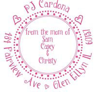 PJ Invites - Custom Stamp (STA14)