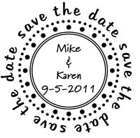PJ Invites - Custom Stamp (STA157)