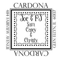 PJ Invites - Custom Stamp (STA60)