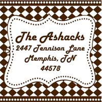 PJ Invites - Custom Stamp (STA70)
