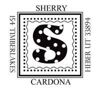 PJ Invites - Custom Stamp (STA73)
