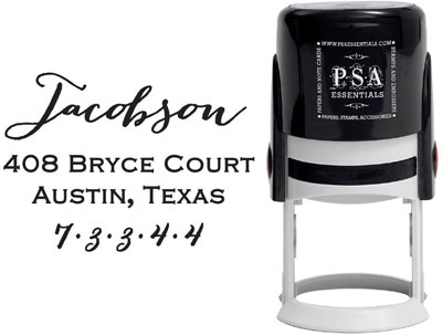 PSA Essentials - Custom Address Stamper (Jacobson)