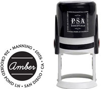PSA Essentials - Custom Everyday Address Stamper (Amber - Design by PSA Essentials)