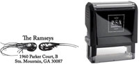 PSA Essentials - Custom Everyday Address Stamper (Shrimp & Prawn - Design by PSA Essentials)