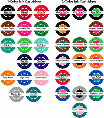 PSA Essentials - Ink Cartridge Refills for Round Stampers