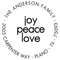 PSA Essentials - Custom Holiday Stamper (Joy)