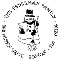 PSA Essentials - Custom Holiday Stamper (Snowman)