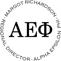 PSA Essentials - Logo Self-Inking Sorority Stamper (Alpha Epsilon Phi)