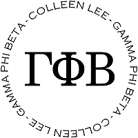 PSA Essentials - Logo Self-Inking Sorority Stamper (Gamma Phi Beta)