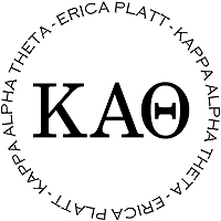 PSA Essentials - Logo Self-Inking Sorority Stamper (Kappa Alpha Theta)