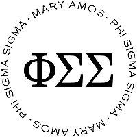 PSA Essentials - Logo Self-Inking Sorority Stamper (Phi Sigma Sigma)