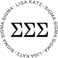 PSA Essentials - Logo Self-Inking Sorority Stamper (Sigma Sigma Sigma)
