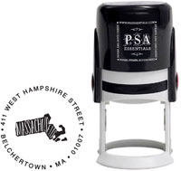 Massachusetts Custom State Address Stamper by PSA Essentials
