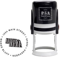 Nebraska Custom State Address Stamper by PSA Essentials