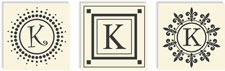 Three Designing Women - Changeables Monogram Sets (Letter K)