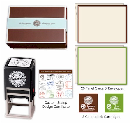 Three Designing Women - Custom Stamper Desk Set Gift Certificate (Anderson)