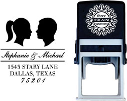 Three Designing Women - Custom Self-Inking Stamp #CS-A10016S