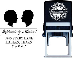 Three Designing Women - Custom Self-Inking Stamp #CS-A10017S