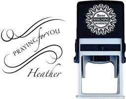 Three Designing Women - Custom Self-Inking Stamps #CS-S10010S