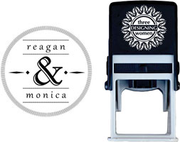 Three Designing Women - Custom Self-Inking Stamps #CS-W10001S