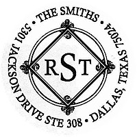 Three Designing Women - Custom Stamper #CS-3219 (Monogram)