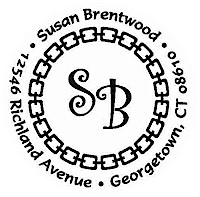 Three Designing Women - Custom Stamper #CS-3221 (Two Initials)