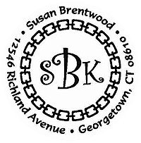 Three Designing Women - Custom Stamper #CS-3221 (Monogram)
