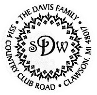 Three Designing Women - Custom Stamper #CS-3224 (Monogram)