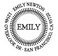Three Designing Women - Custom Stamper #CS-3225 (Name)